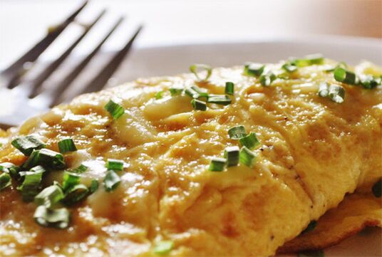 Omelette zur Gewichtsreduktion und richtige Ernährung