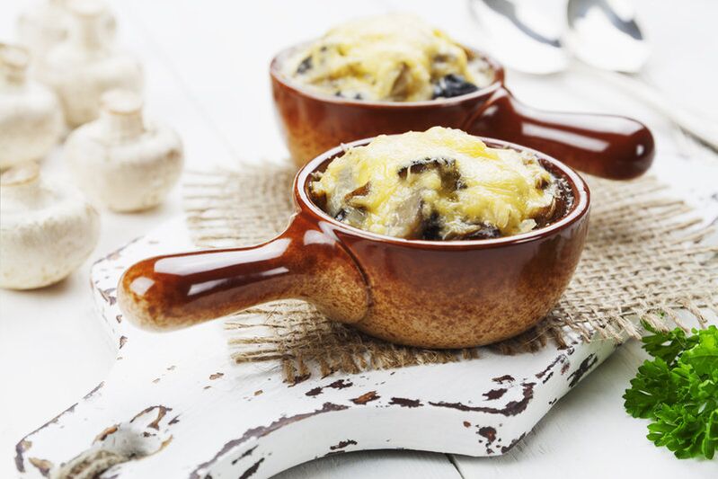 Julienne mit einer Proteindiät