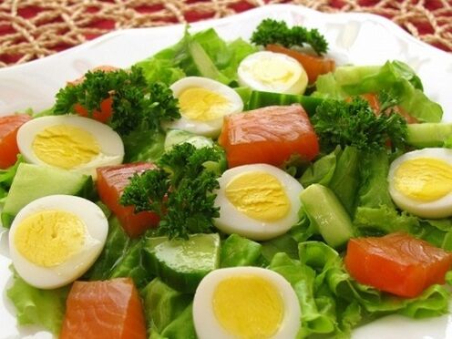 Salat für die Diät Mai